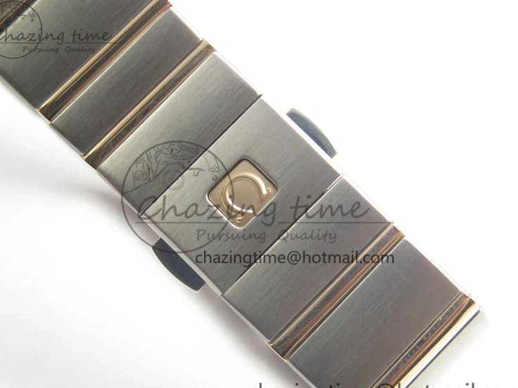 0212 NewStyle Constellation Ladies 27mm ZF 1:1 Best Edition SS RG White MOP Dial Diamonds Bezel & Markers on SS RG Bracelet ETA Quartz 7943